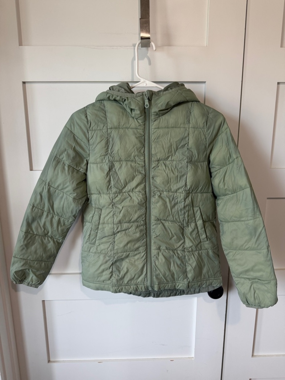 Kid’s Green Puffer Jacket Primaloft Packable